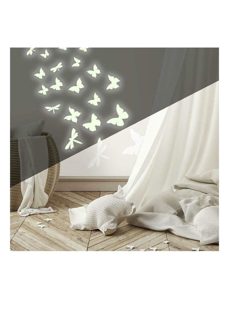 Stickers Butterflies Glow in the Dark (B6702362)-0