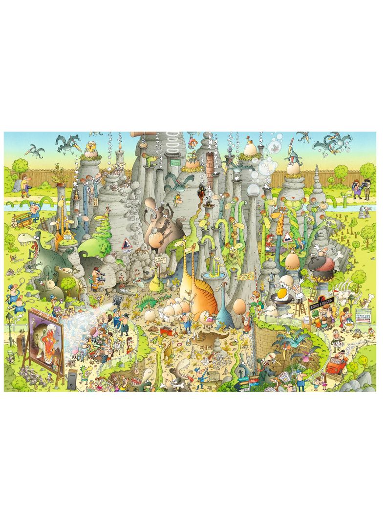Heye Puzzle 1000 p. Jurassic Habitat Genial (06429727)-1