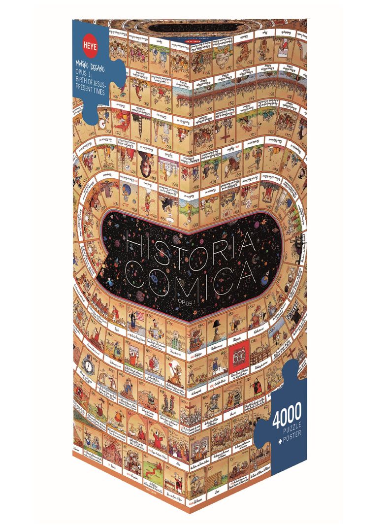 Heye Puzzle 4000 p. Historia Cómica Opus 1 Genial (06729341)-0