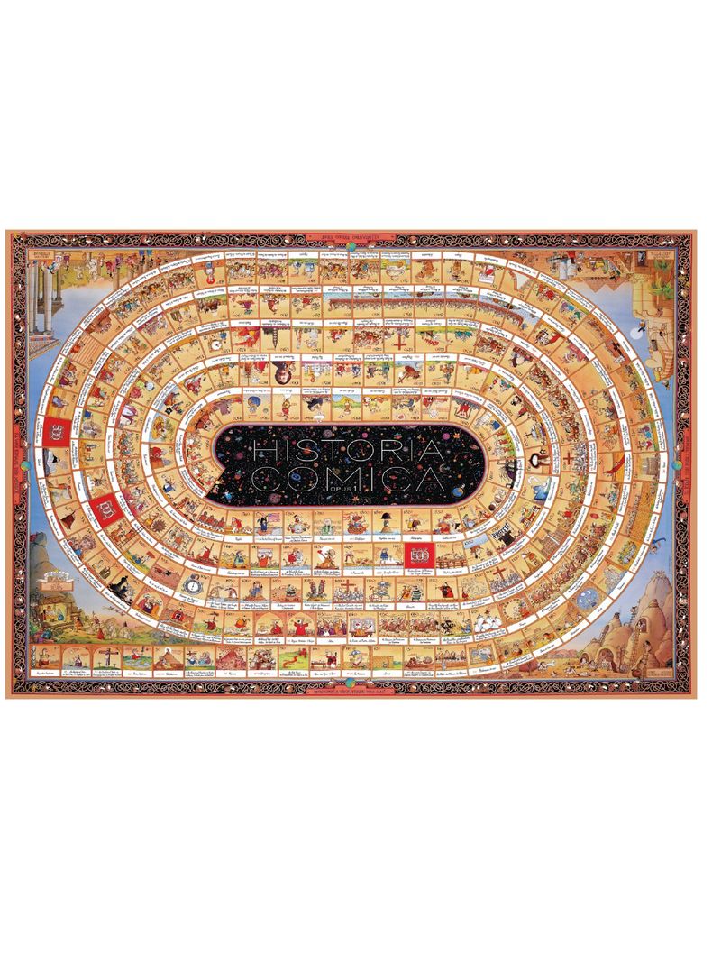 Heye Puzzle 4000 p. Historia Cómica Opus 1 Genial (06729341)-1