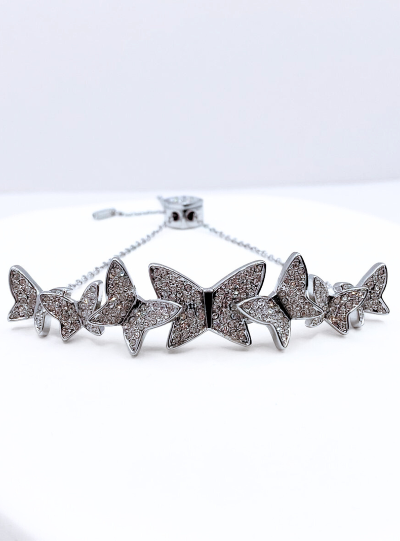 Pulsera Brazalete Mil Mariposa, Circonita Pavé-0