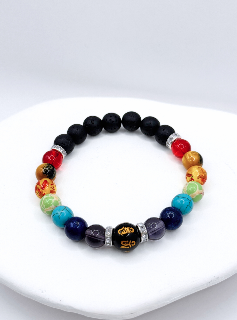 Pulsera 7 Chakras, Reiki, Energía, Armonía Y Balance, Regalo-1