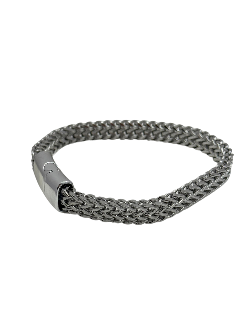 Pulsera Hombre, Acero Inoxidable, Cadena Cubana-0