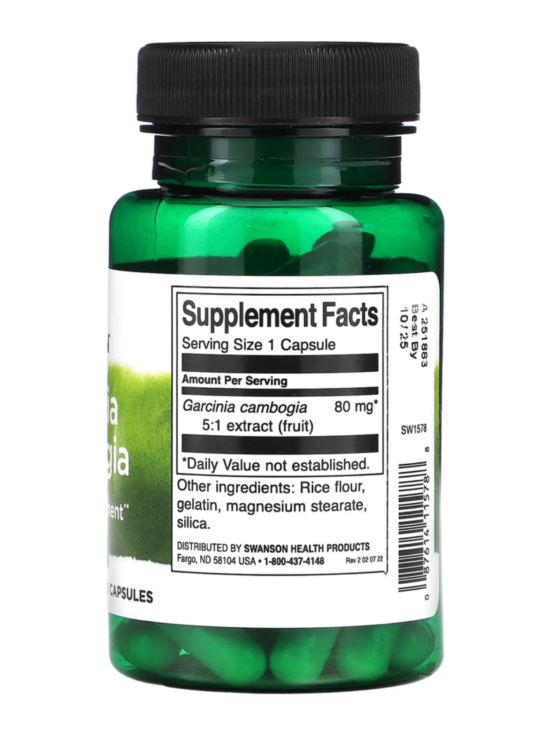 Garcinia Cambogia 80 mg 60 caps, Control peso-1