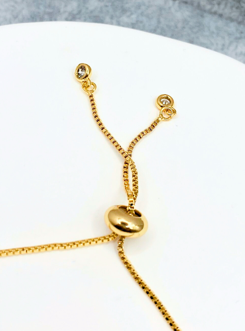Pulsera Ojo turco, Chapado en oro 18k, amuleto protección.-3