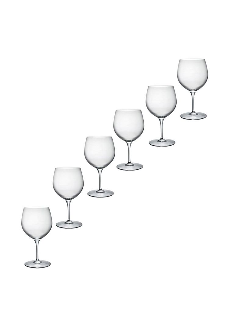 Set De 6 Copas De Vino 600Cc Premium Transparente