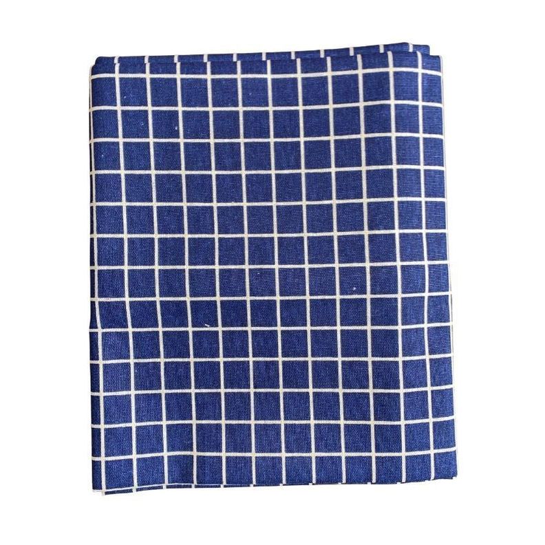 Mantel Rectangular Estampado Cuadriculado-5