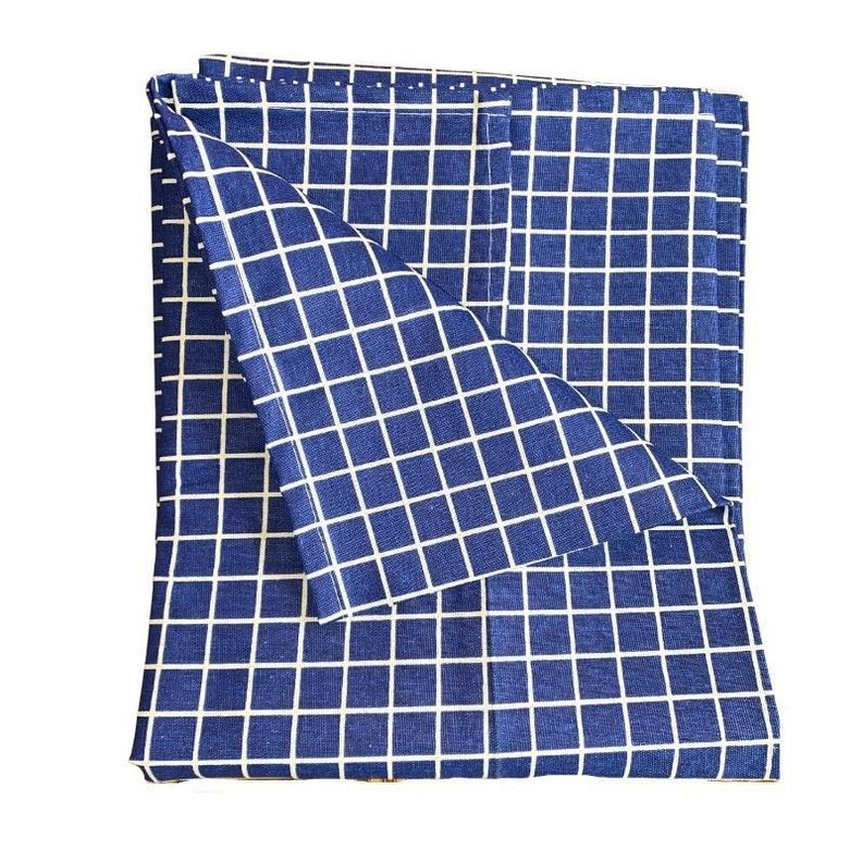 Mantel Rectangular Estampado Cuadriculado-6
