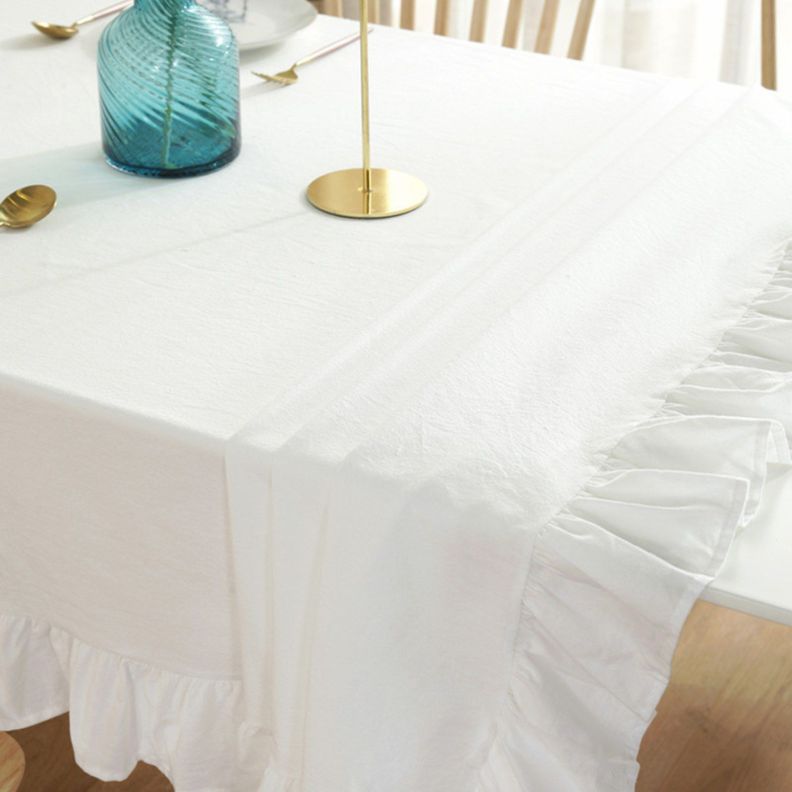 Mantel Rectangular Blanco 140 cm x 200 cm-4