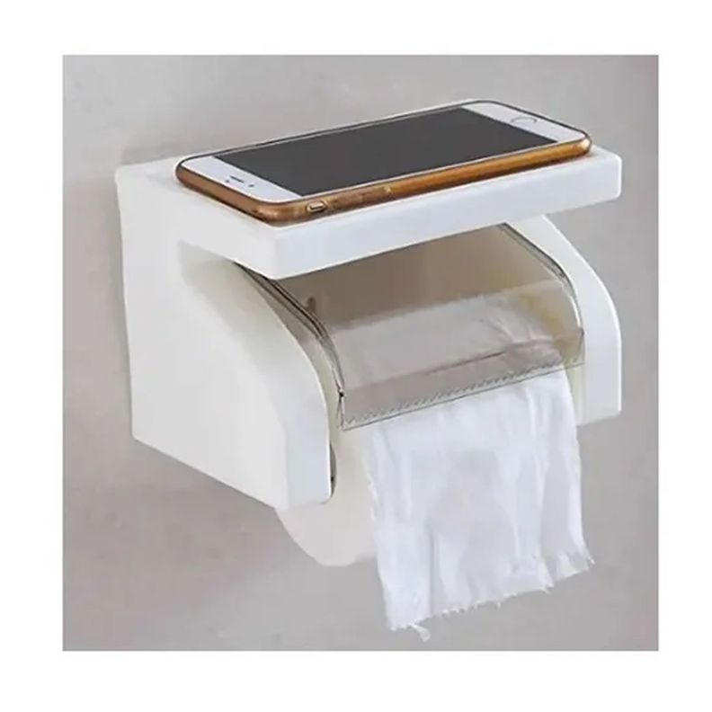 Porta Rollo Papel Higiénico Confort Soporte Celular Premium-1