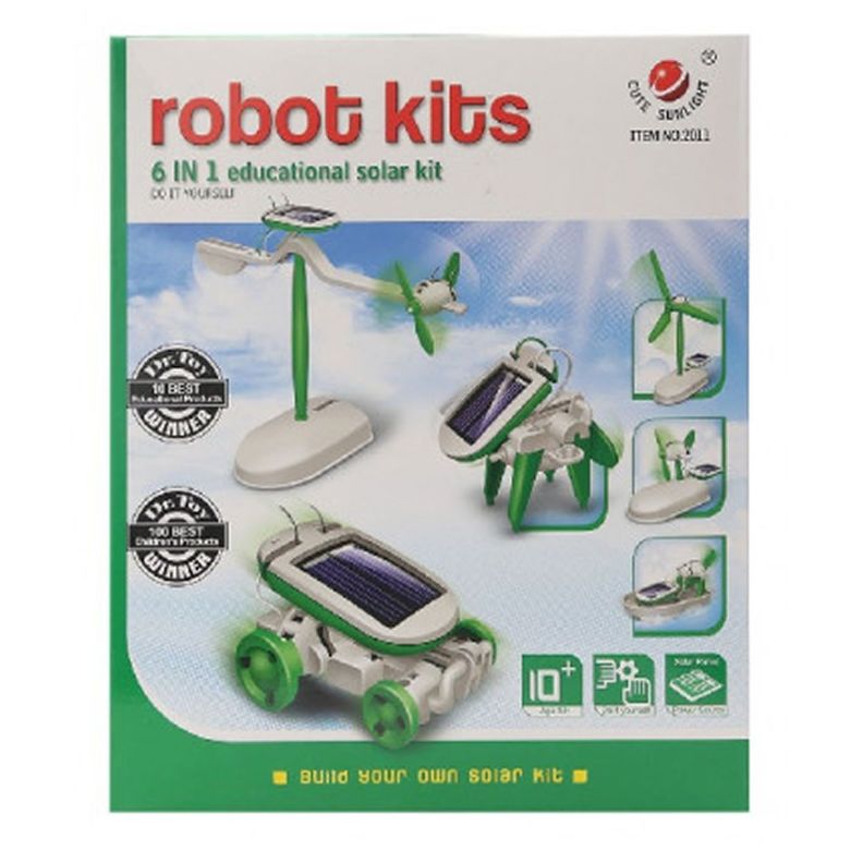 Robot Educativo Solar 6 En 1 , Armable Robot Para Niños-0
