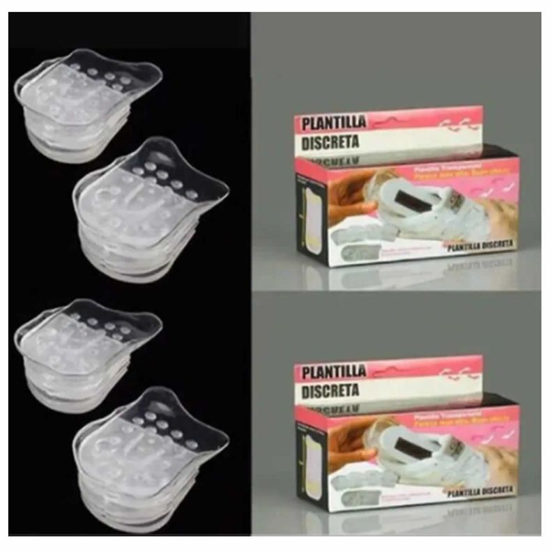 Par De Plantillas Silicona , Aumenta Estatura Hasta 5 Cm -4