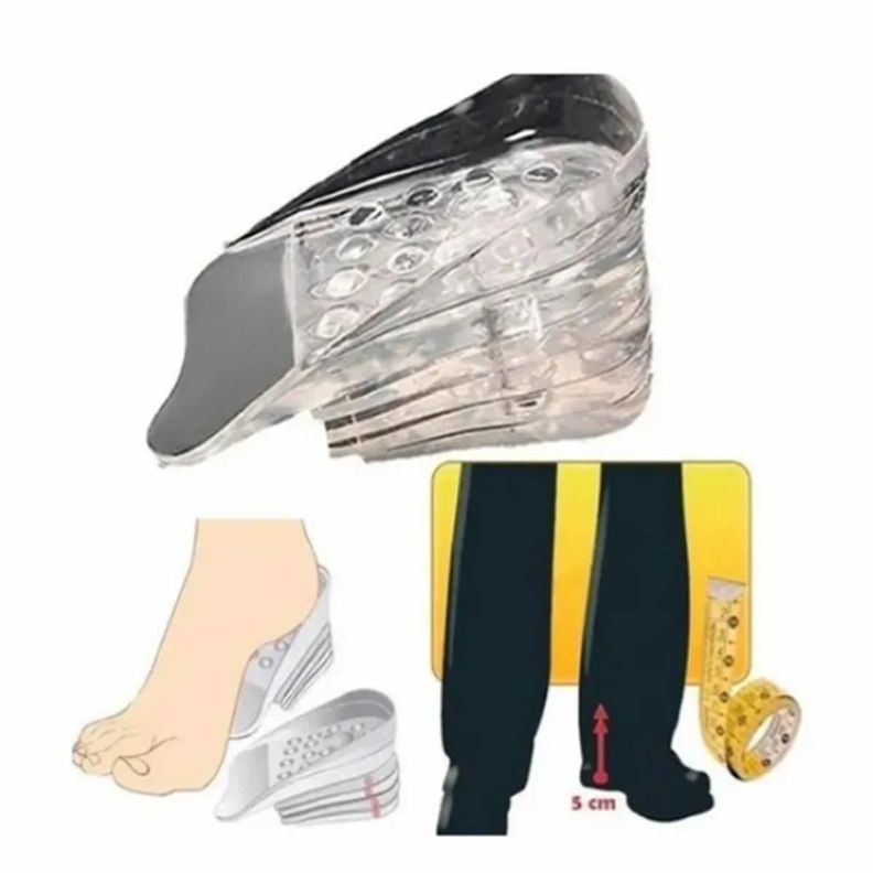 Par De Plantillas Silicona , Aumenta Estatura Hasta 5 Cm -3