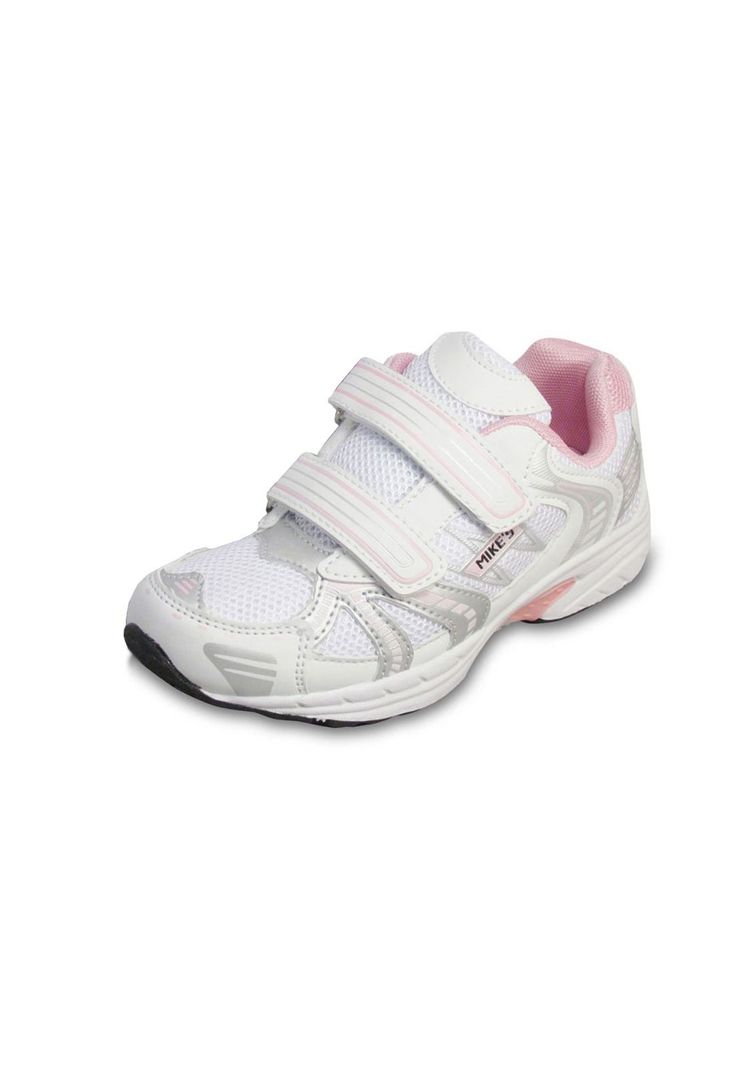 Zapatilla Niña Mike`s Blanca Rosada-0