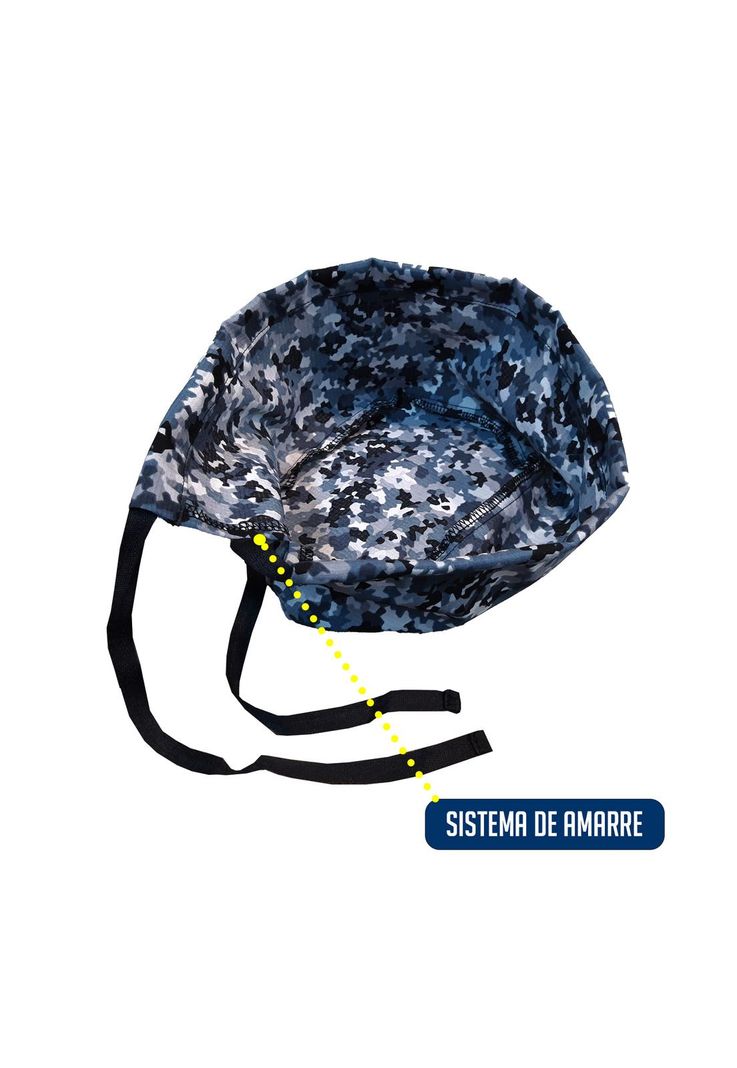 Cofia Gorro Clínico Amarre Antifluido Lavable Cam Mike's-3