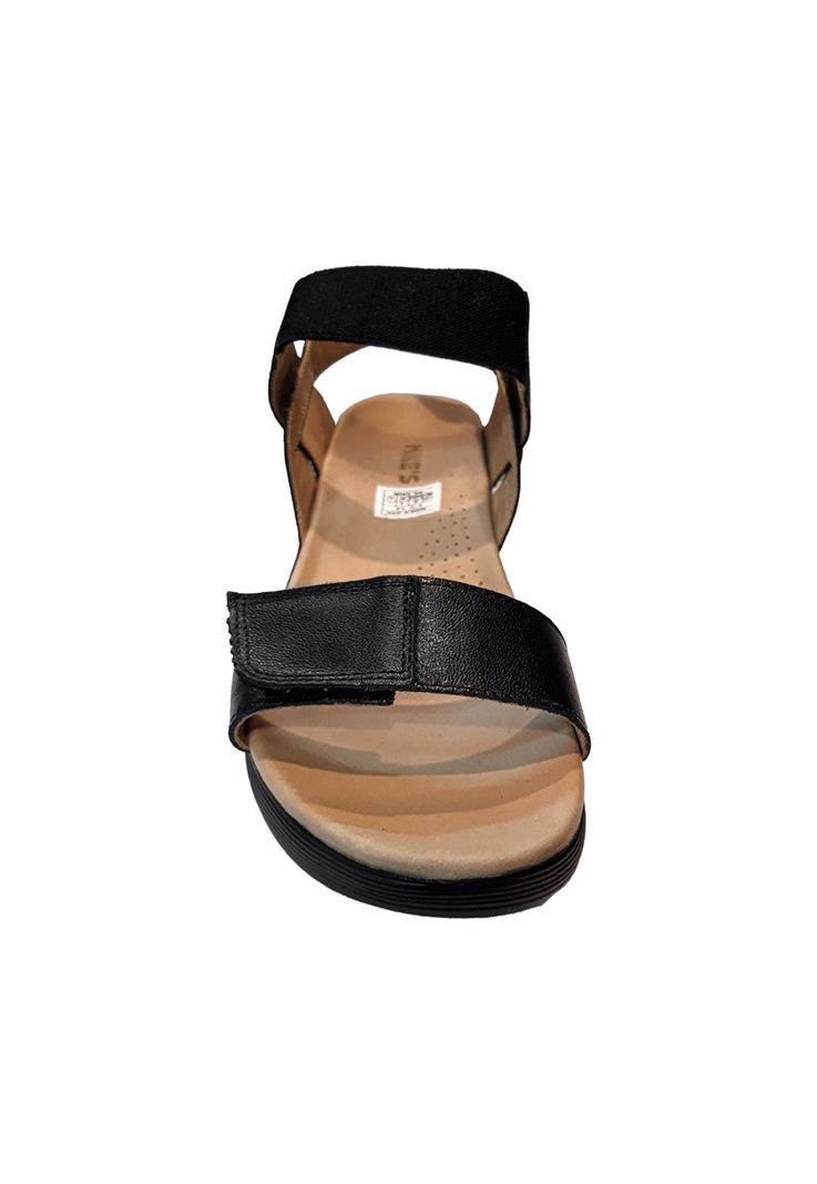 Sandalia Mujer Cuero Negro Mike`s-1
