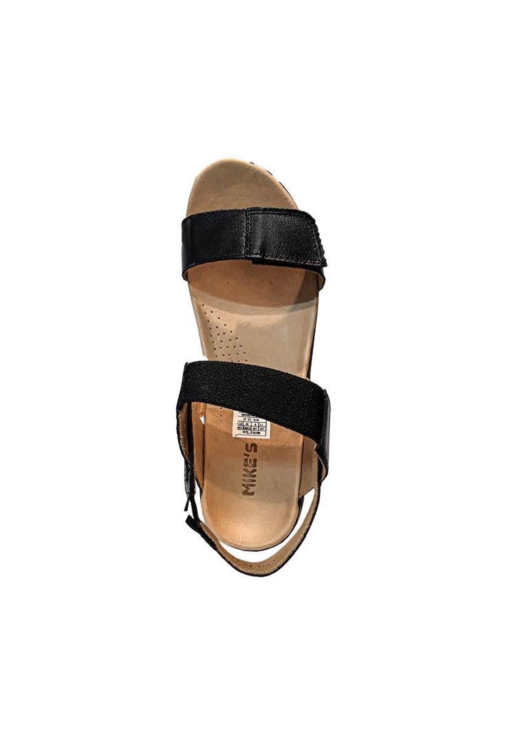 Sandalia Mujer Cuero Negro Mike`s-4