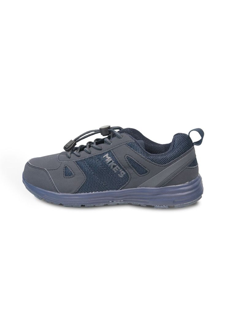 Zapatilla Con Cordón Elasticado Azul Mike's-4
