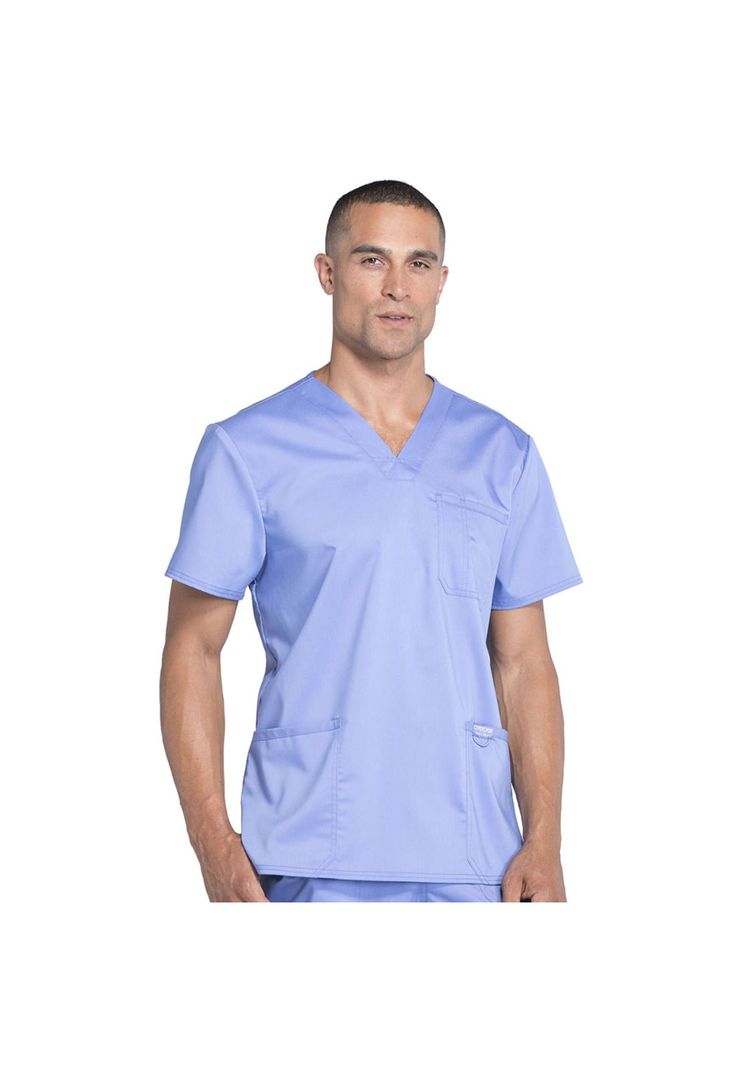 POLERA CLINICA HOMBRE CHEROKEE REVOLUTION WW670 CIEL Celeste XS
