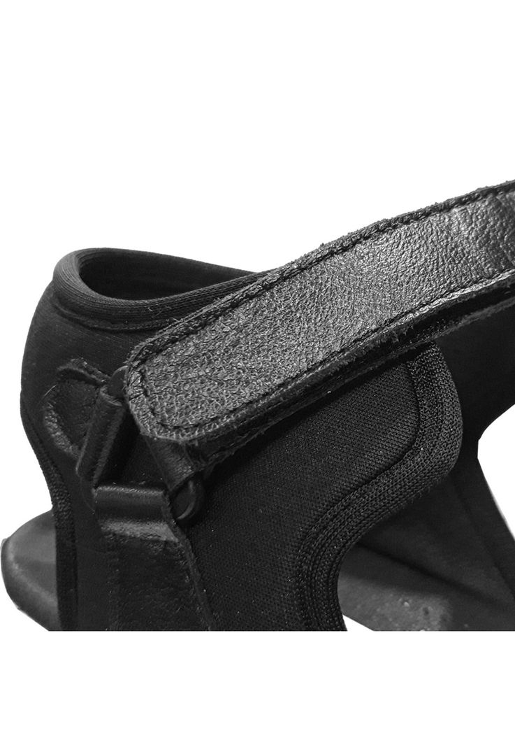 Sandalia Mujer Cuero Neoprene Negro Mike`s-6