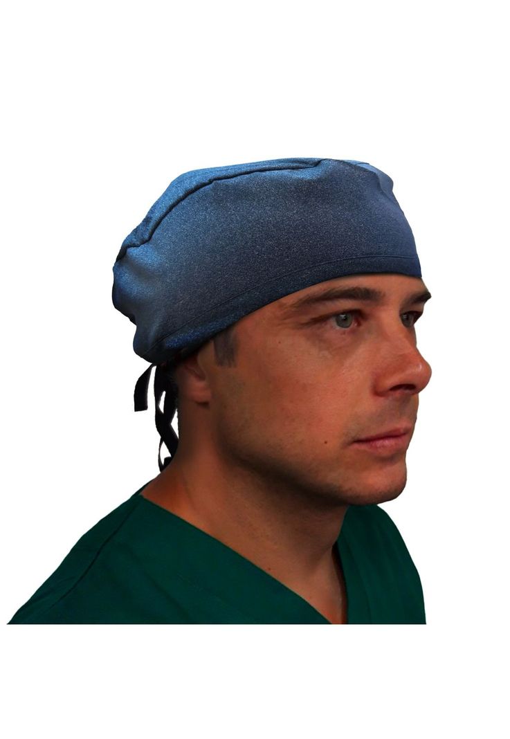 Cofia Gorro Clínico Amarre Antifluido Lavable Jeans Mike's-3