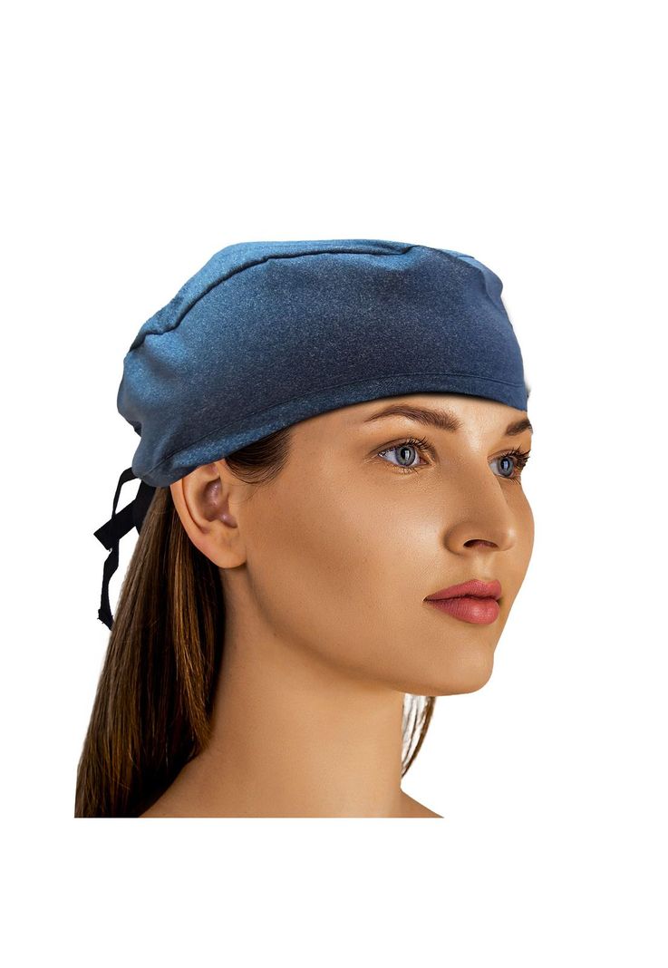Cofia Gorro Clínico Amarre Antifluido Lavable Jeans Mike's-4