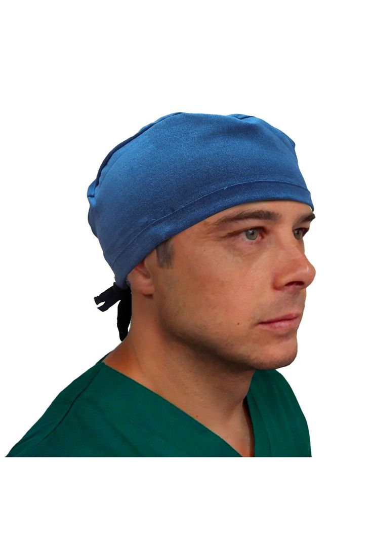 Cofia Gorro Clínico Amarre Antifluido Lavable Denim Mike`s-1
