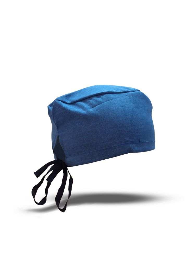 Cofia Gorro Clínico Amarre Antifluido Lavable Denim Mike`s-4