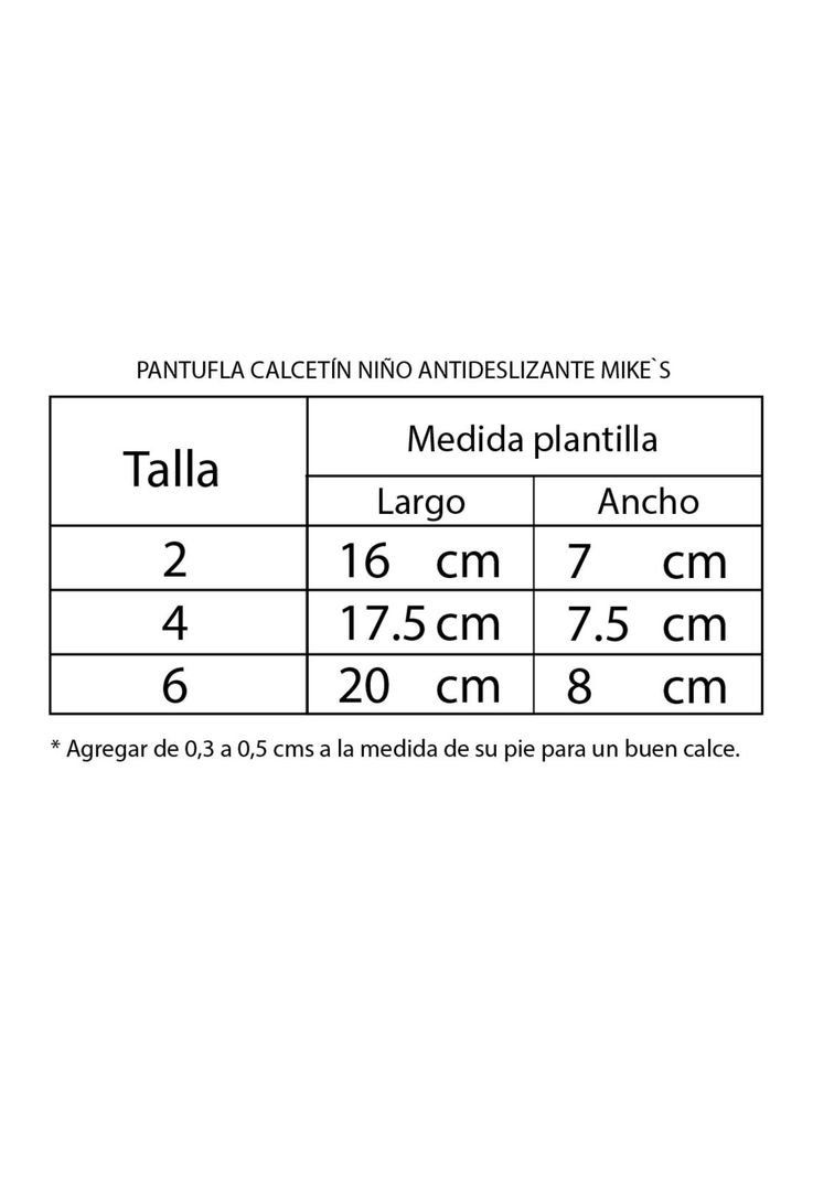 Pantufla Calcetín Niño Antideslizante Letras Mike`s-2