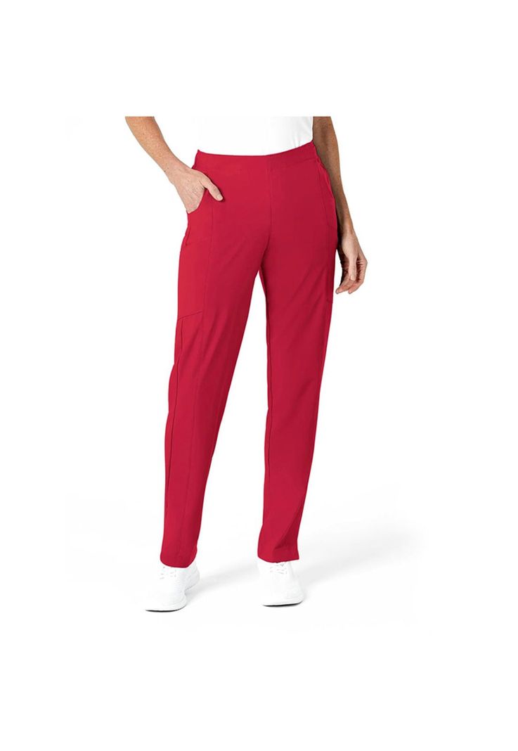 Pantalón Clínico Mujer Wonderwink 5155 Rojo-0