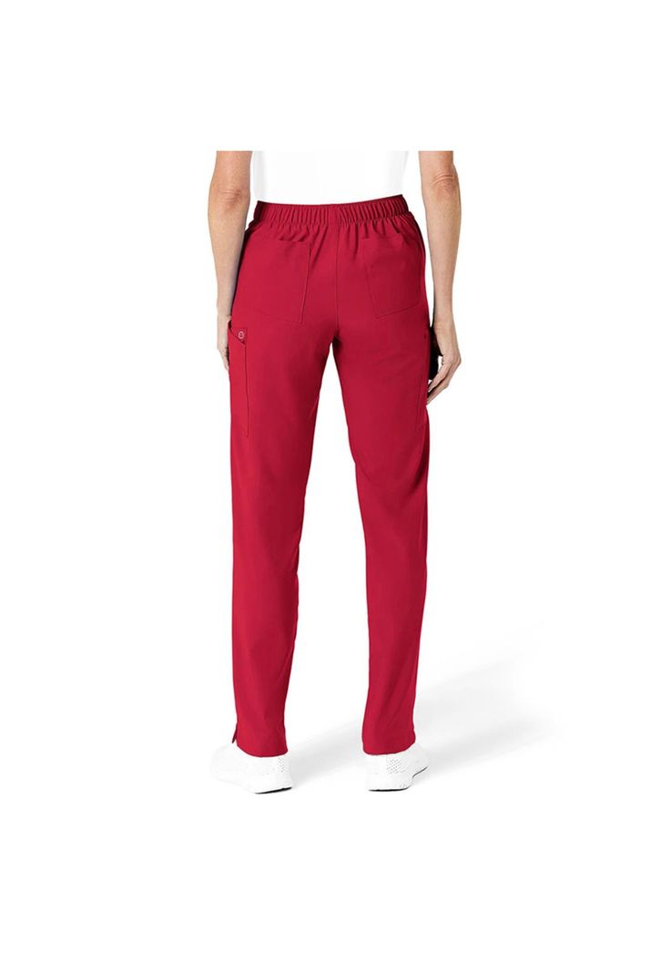 Pantalón Clínico Mujer Wonderwink 5155 Rojo-1