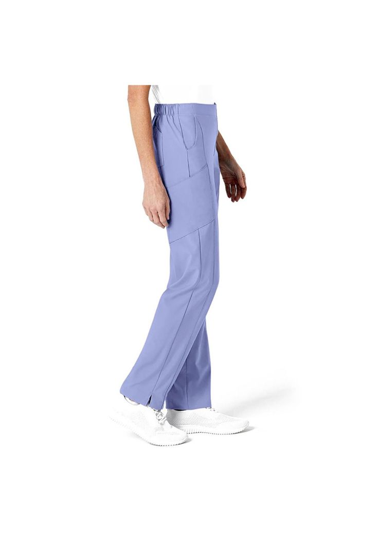 Pantalón Clínico Mujer Wonderwink 5155 Celeste-3