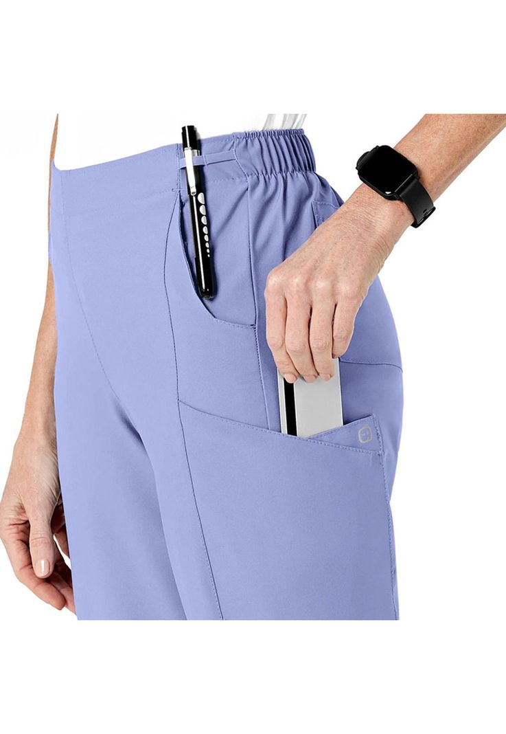 Pantalón Clínico Mujer Wonderwink 5155 Celeste-4