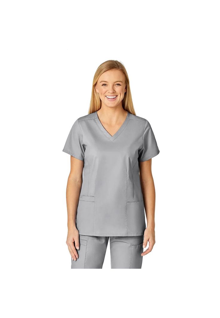 Polera Clínica Mujer Wink Work 105 Gris-0