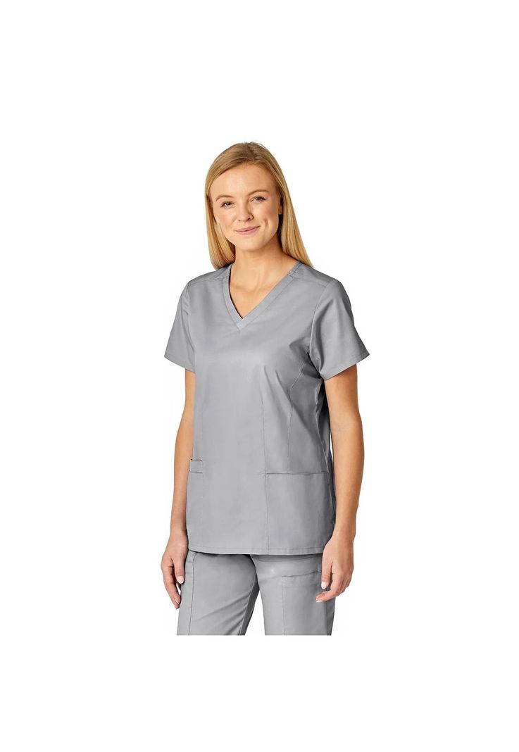 Polera Clínica Mujer Wink Work 105 Gris-1