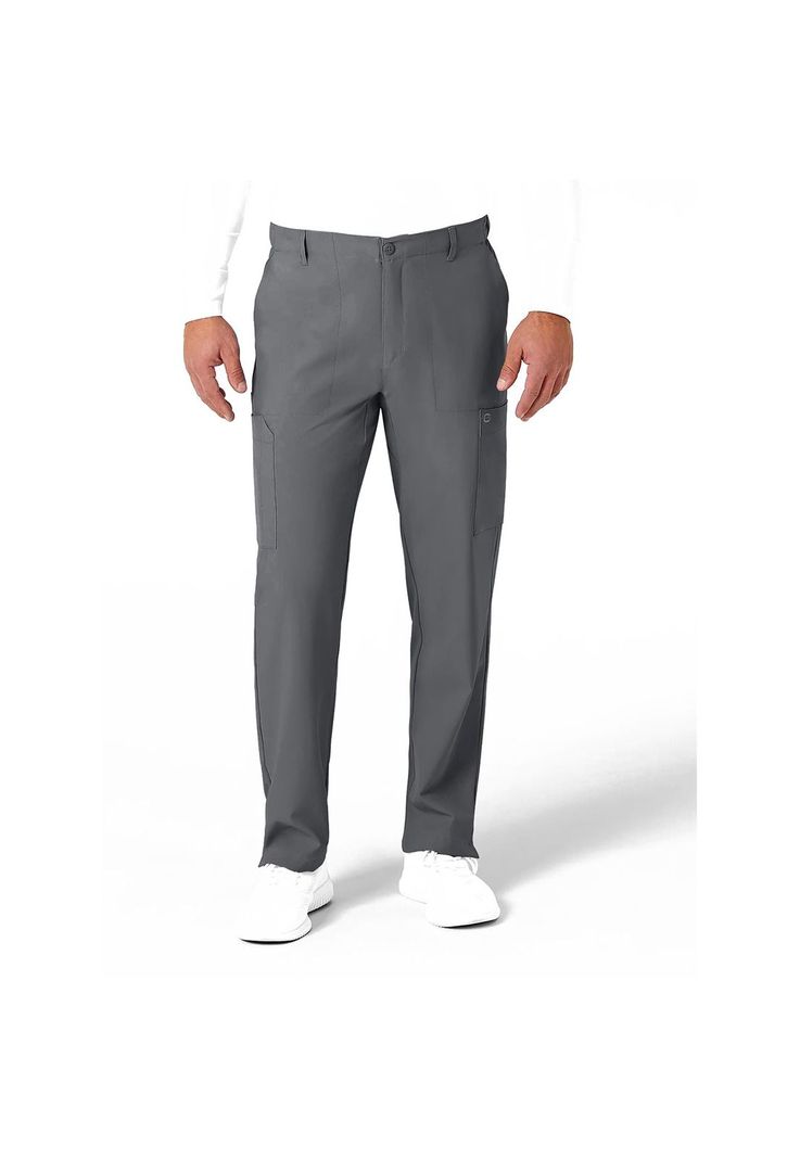 Pantalón Cargo Clínico Hombre Wonderwink 5355 Gris-0