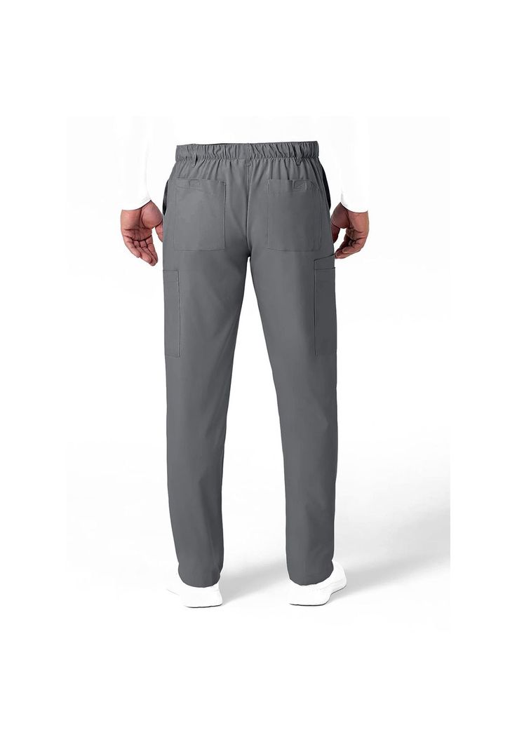 Pantalón Cargo Clínico Hombre Wonderwink 5355 Gris-2