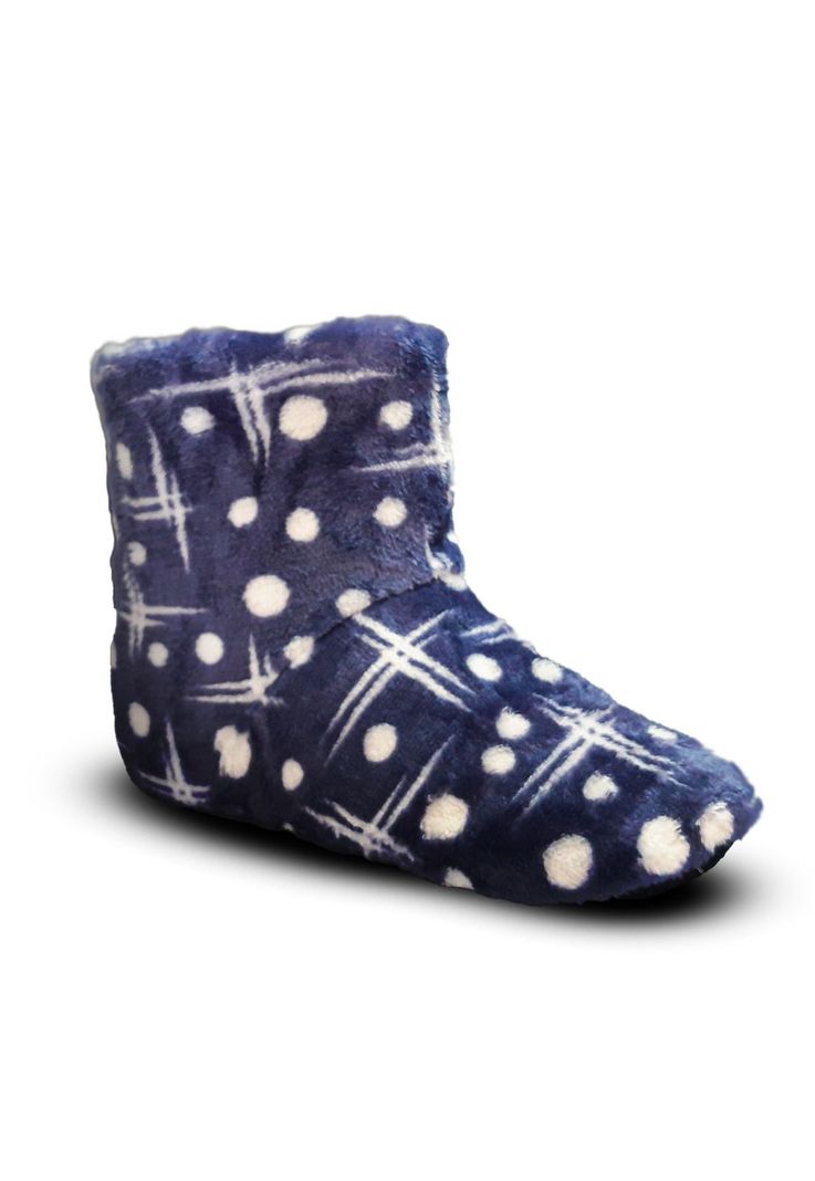 Pantufla Calcetín Niño Antideslizante Lunar Mike`s-0