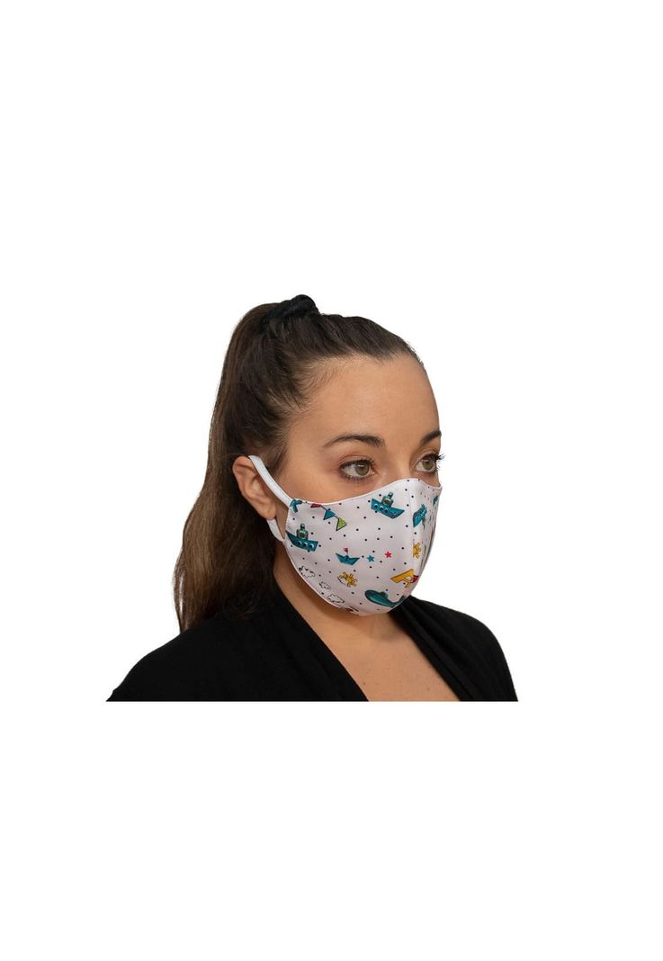 Mascarilla Antifluido Lavable Mike's Transporte-0