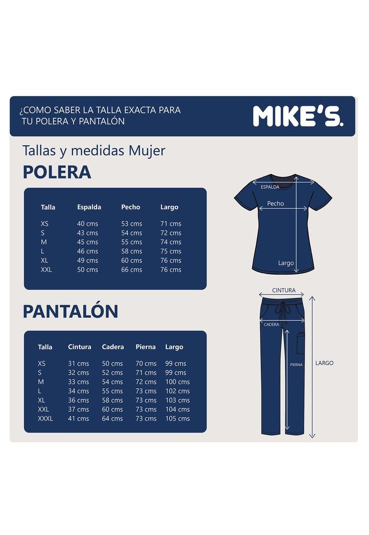 Polera Mujer Jean Mike's Antifluido Uniformes Clínicos-2