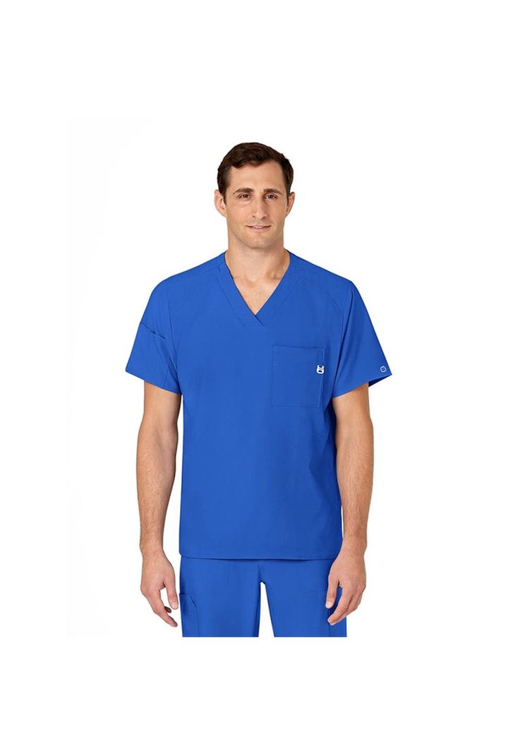 Polera Clínica Hombre Wonderwink 6355 Azulino-0