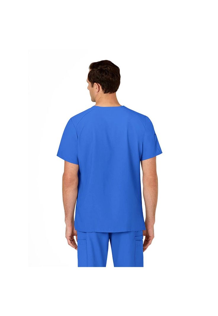 Polera Clínica Hombre Wonderwink 6355 Azulino-2