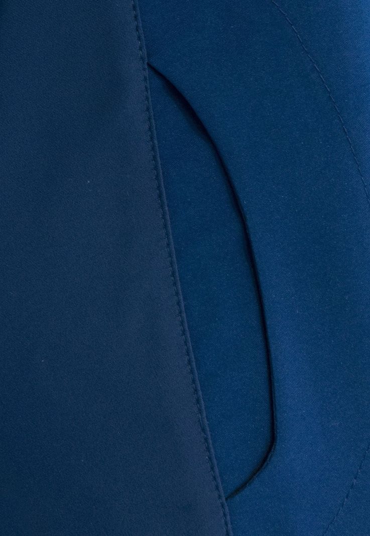 Polera Mujer Azul Mike's Antifluido Uniformes Clínicos-3