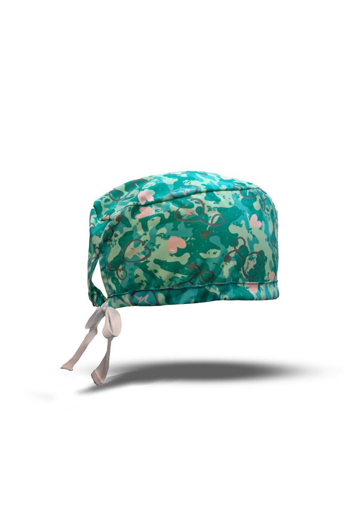 Cofia Gorro Clínico Amarre Antifluido Lavable Verde Mike`s-0