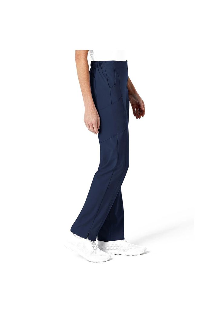 Pantalón Clínico Mujer Wonderwink 5155 Azul Marino-3