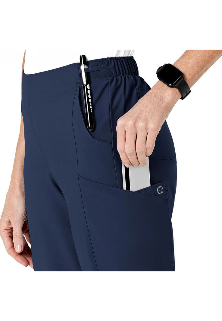 Pantalón Clínico Mujer Wonderwink 5155 Azul Marino-4