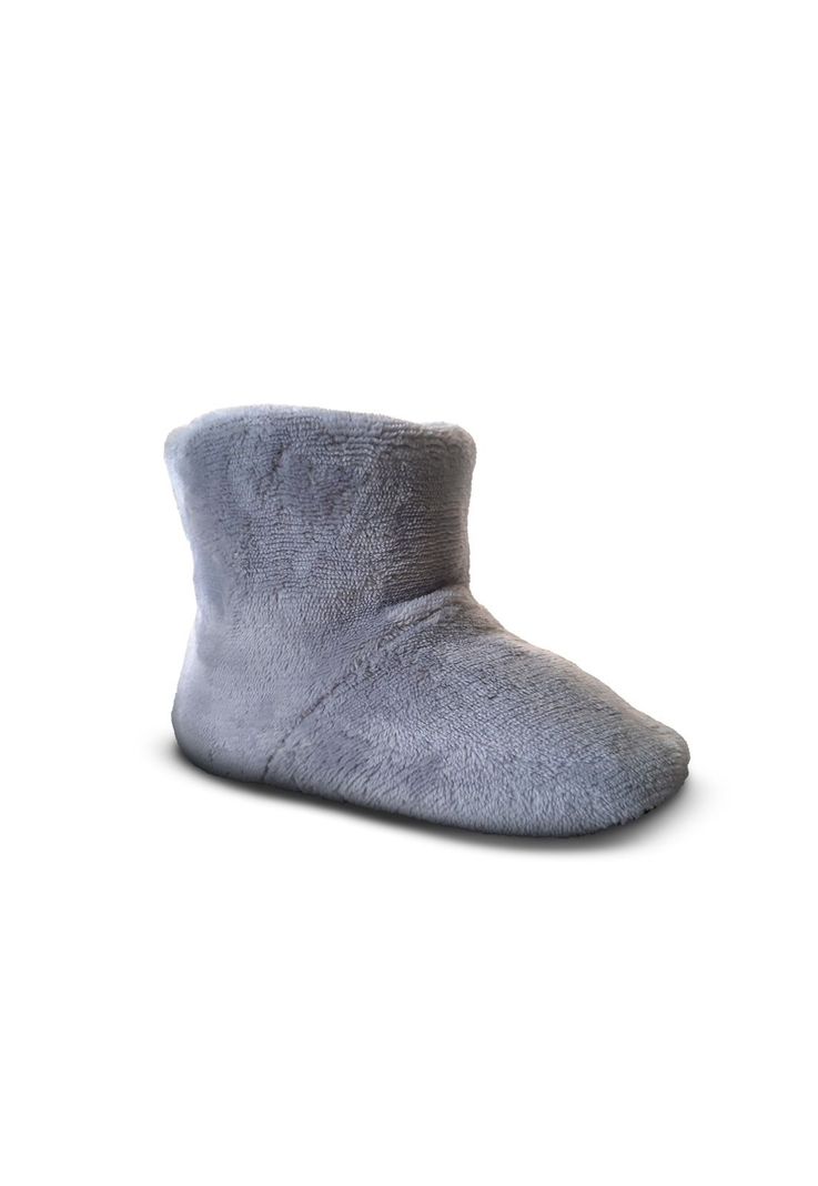 Pantufla Calcetín Niño Antideslizante Gris Mike`s-0