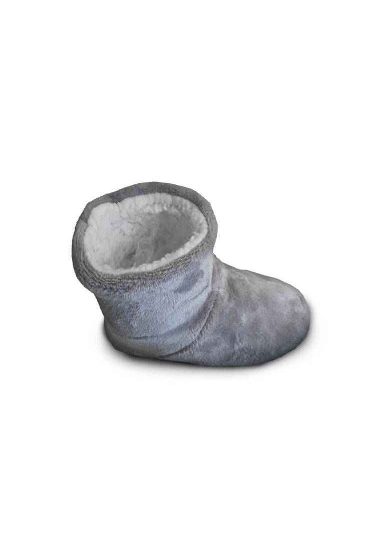 Pantufla Calcetín Niño Antideslizante Gris Mike`s-1