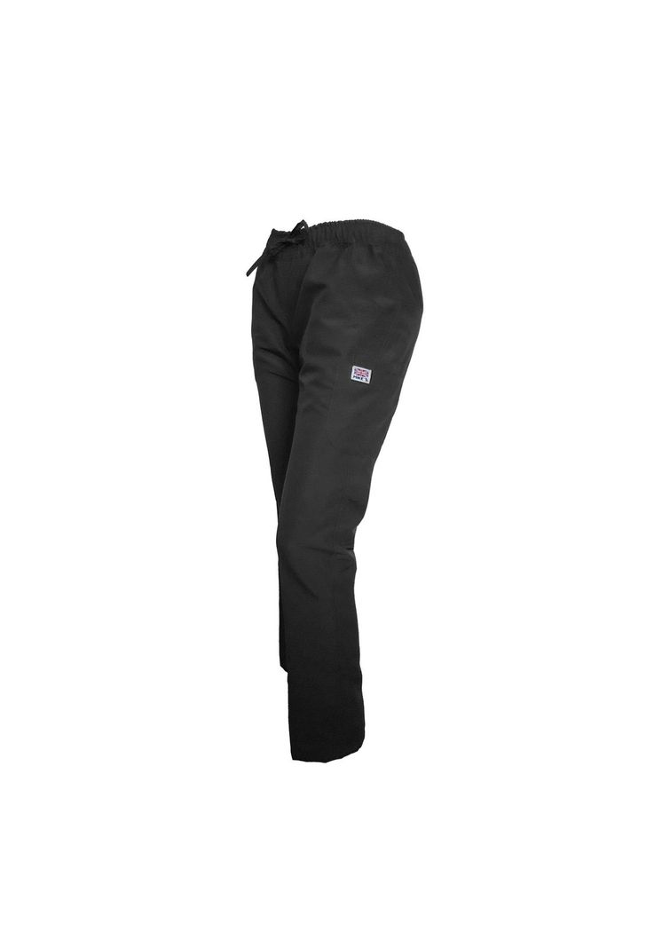 Pantalón Mujer Negro Mike's Antifluido Uniformes Clínicos-1