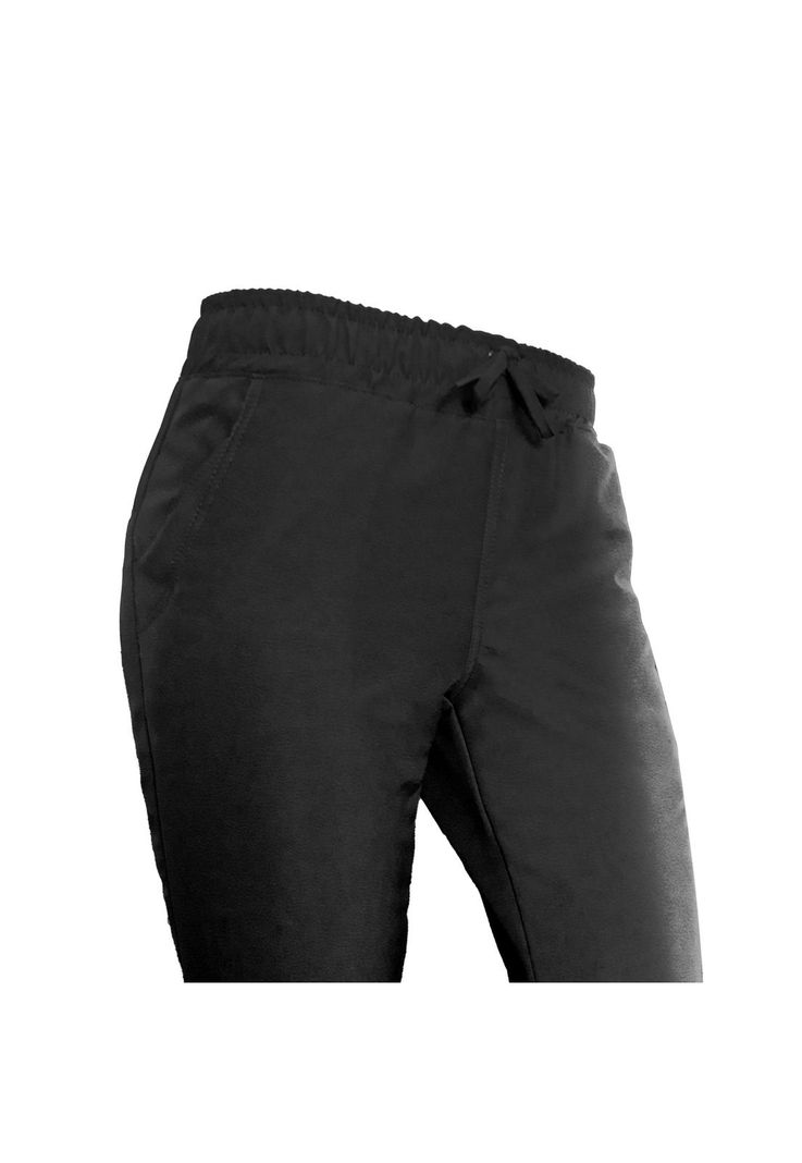 Pantalón Mujer Negro Mike's Antifluido Uniformes Clínicos-4